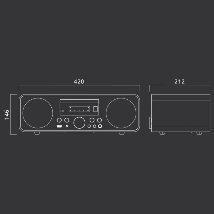 Radio CD Muse M880FBC 80W 2 Radio CD Muse M880FBC 80W 2