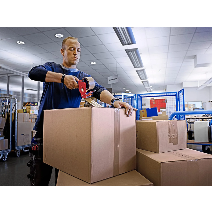 Tesa Cinta Adhesiva Precinto Transparente 66 mt x 50 mm para Embalaje 3