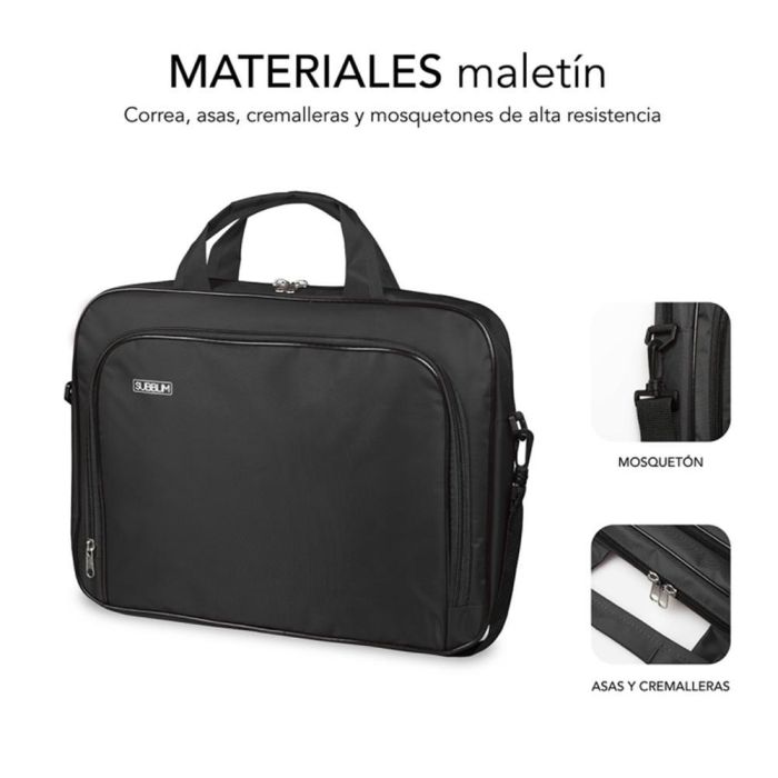 SUBBLIM Maletin Oxford Laptop Bag 11-12,5" Black 2