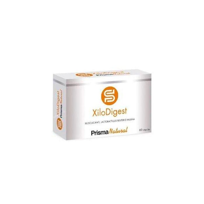 PRISMA NATURAL Xilodigest 60 Cápsulas con Xiloglucanos, Probióticos y Prebióticos para Salud Digestiva y Microbiota