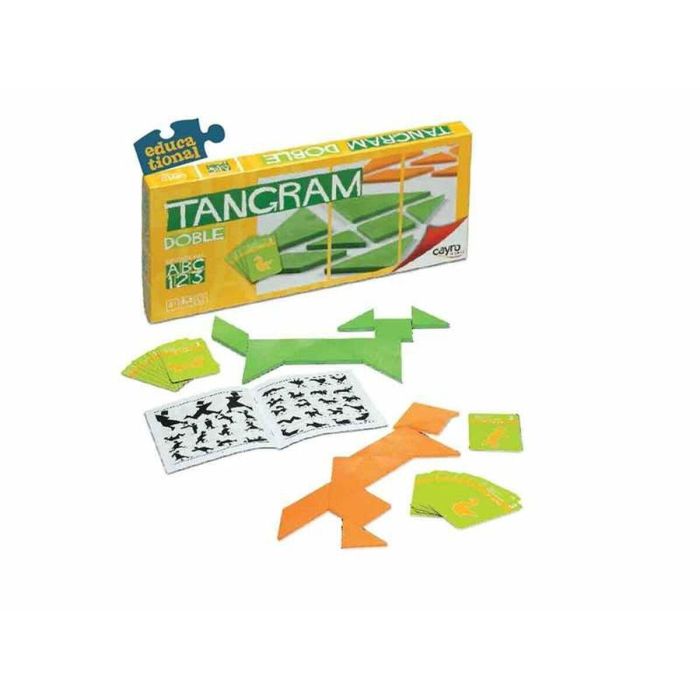 Cayro Tangram Doble Juego de Lógica y Habilidad - Educativo para 2 Jugadores, Edad 3 a 5 Años, Material Resistente de Plástico Cayro Tangram Doble Juego de Lógica y Habilidad - Educativo para 2 Jugadores, Edad 3 a 5 Años, Material Resistente de Plástico