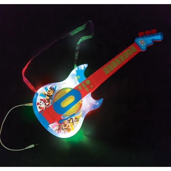 PAT PATROUILLE - Guitarra electrónica iluminada 59cm - Gafas y micrófono 2 PAT PATROUILLE - Guitarra electrónica iluminada 59cm - Gafas y micrófono 2