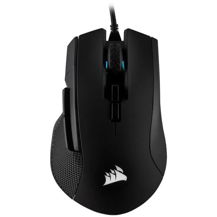 Corsair Ratón Gaming Ironclaw RGB CH-9307011-EU Negro 18000 DPI Retroiluminación LED RGB Óptico 1