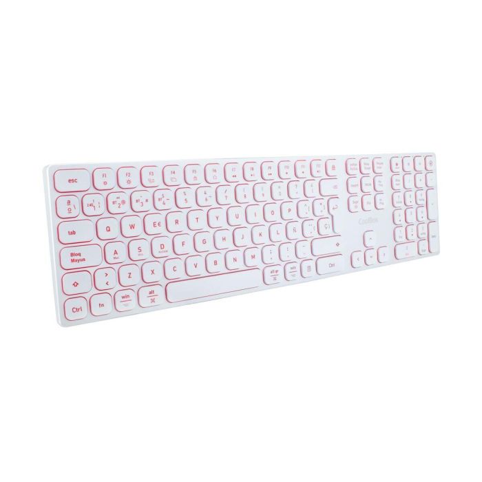 Coolbox Teclado Inalambrico Retroiluminado Moonlight Key B431 Bluetooth 5.1 + RF 2.4GHz Aluminio 7