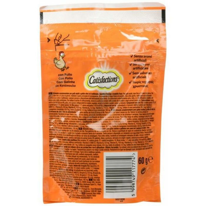 Comida para gato Catisfactions (6 x 60 g) (Reacondicionado A+) 1 Comida para gato Catisfactions (6 x 60 g) (Reacondicionado A+) 1