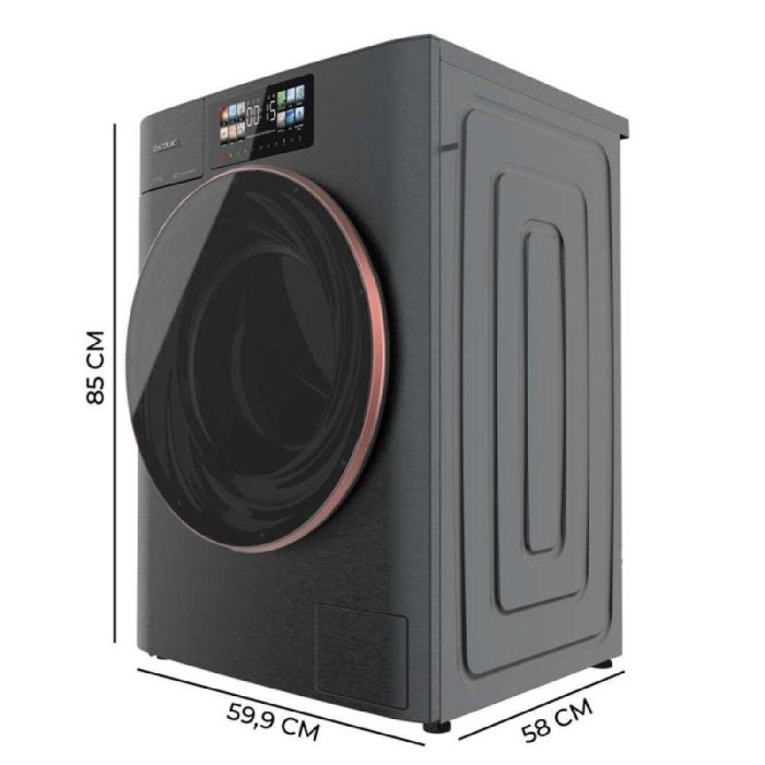 Lavadora Cecotec 10950 Autodose Inverter 3D Steel A 1400 rpm 10 kg 2