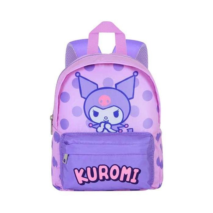 KARACTERMANIA Mochila Kuromi Hello Kitty Niña 27cm Preescolar Ligera Compartimento Cremallera Bolsillo Frontal 2
