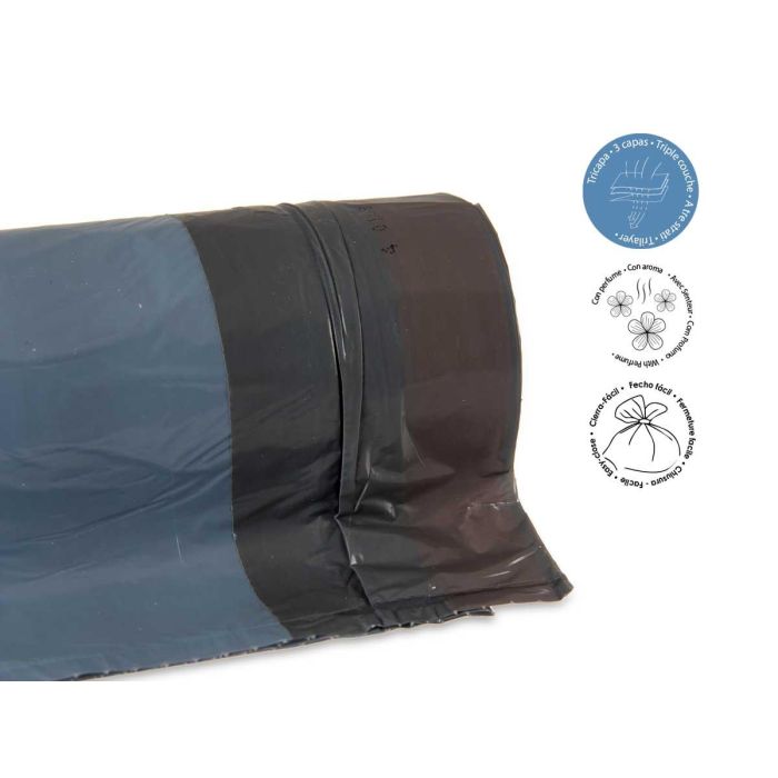 Bolsa Basura Autocierre Perfumada 30L 20Uds Gris Arte Regal 5X15CM (15 Unidades) 3 Bolsa Basura Autocierre Perfumada 30L 20Uds Gris Arte Regal 5X15CM (15 Unidades) 3
