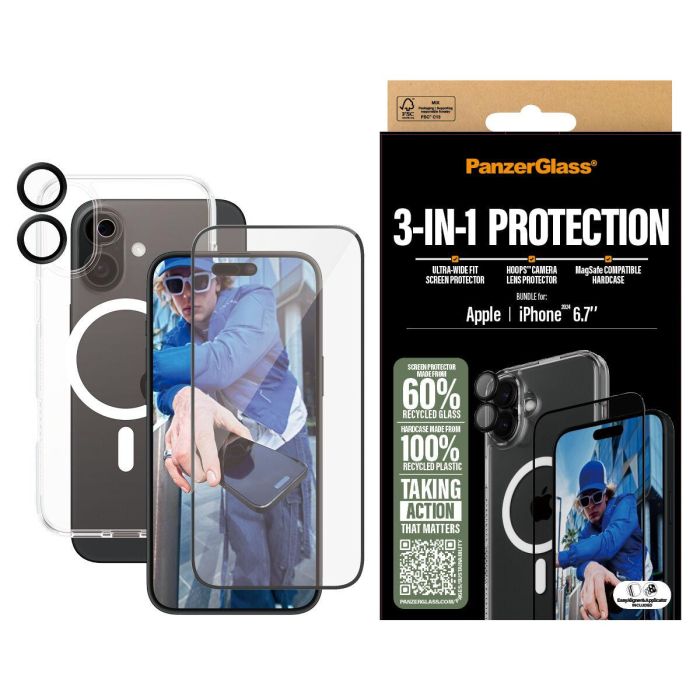Protector de Pantalla Panzer Glass B1293+2863+1283 1 Protector de Pantalla Panzer Glass B1293+2863+1283 1