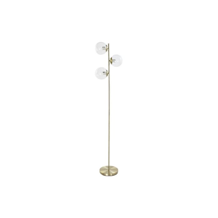 Lampara Pie Glam DKD Home Decor Dorado Transparente 25 x 167 x 35 cm Lampara Pie Glam DKD Home Decor Dorado Transparente 25 x 167 x 35 cm
