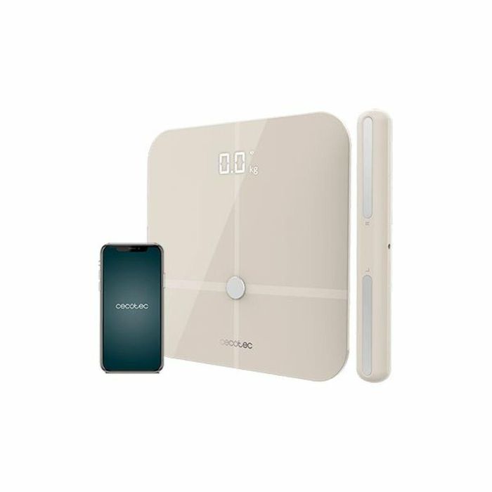 Báscula Digital de Baño Cecotec Surface Precision 10600 Smart Healty Pro Beige Báscula Digital de Baño Cecotec Surface Precision 10600 Smart Healty Pro Beige