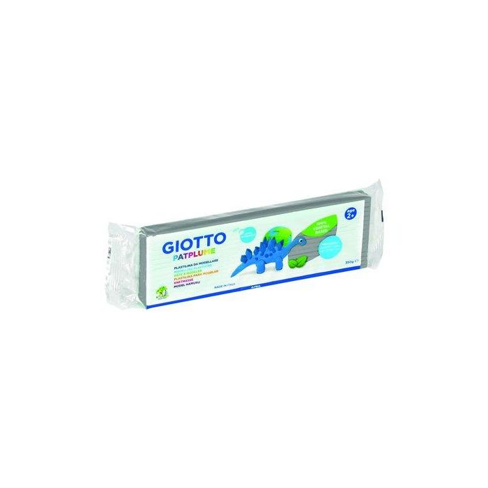 Plastilina Patplume 350Gr Caja 12 Pastillas Gris