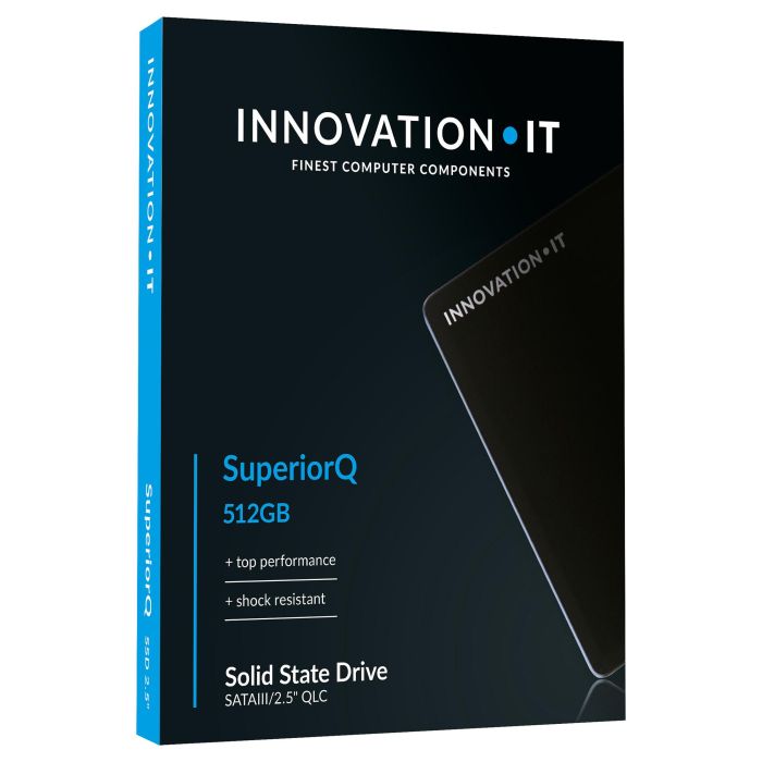 Innovation IT SSD 2.5" 512GB SuperiorQ BULK (QLC) - Unidad de Estado Sólido SATA III 550 MB/s Lectura 2