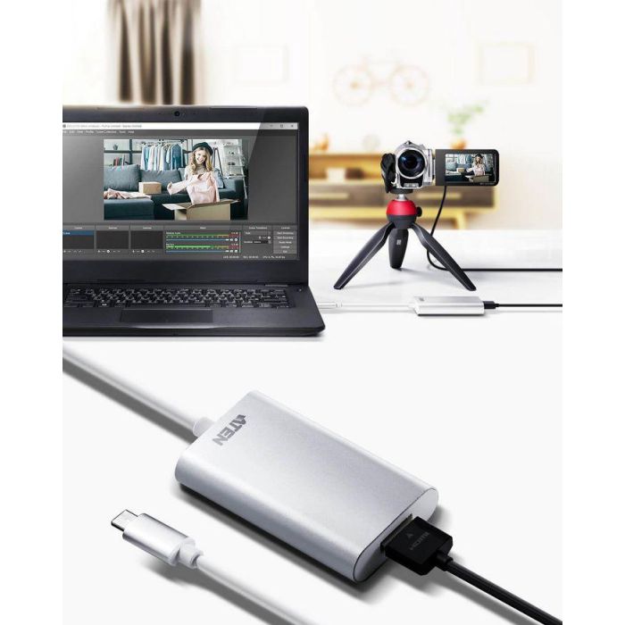 Aten CAMLIVE Capturadora Video HDMI UVC a USB-C 3.1 1080p 60fps Plug & Play para Streaming y Edición PC Mac 1 Aten CAMLIVE Capturadora Video HDMI UVC a USB-C 3.1 1080p 60fps Plug & Play para Streaming y Edición PC Mac 1