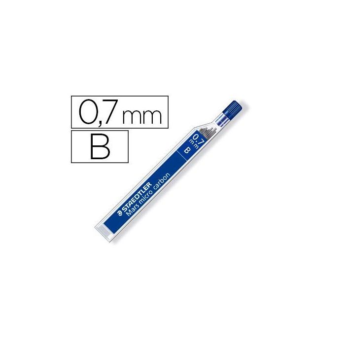 Minas Staedtler Mars Micro Grafito 0,7 mm B Tubo Con 12 Unidades 12 unidades