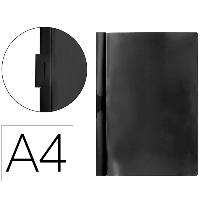 Beautone Carpeta Dossier Pinza Lateral DIN A4 Negra Polipropileno Pack 10 0 Beautone Carpeta Dossier Pinza Lateral DIN A4 Negra Polipropileno Pack 10 0