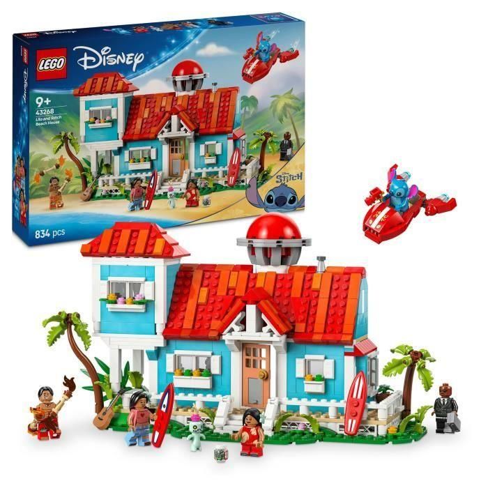 LEGO | Casa de playa de Disney Lilo & Stitch para niños y fans (43268) LEGO | Casa de playa de Disney Lilo & Stitch para niños y fans (43268)