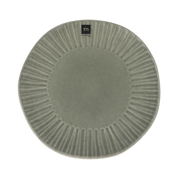 La Mediterranea Plato "Aisa" de 27.2 cm de Diametro, 2.5 cm de Altura, 912 Gramos (12 Unidades)