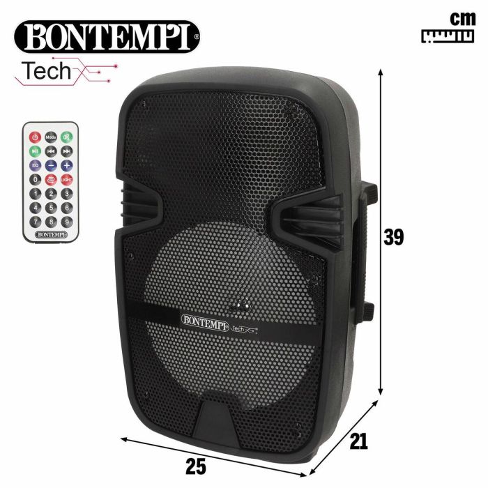 Altavoz con Micrófono Karaoke Bontempi Plástico 25 x 39 x 21 cm (2 Unidades) 3 Altavoz con Micrófono Karaoke Bontempi Plástico 25 x 39 x 21 cm (2 Unidades) 3