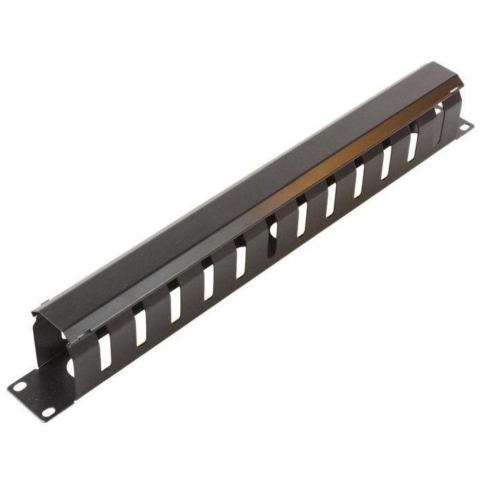 MicroConnect CABLEMANA-2 Gestión de cables 1U para rack 19", accesorio esencial para armario de servidores