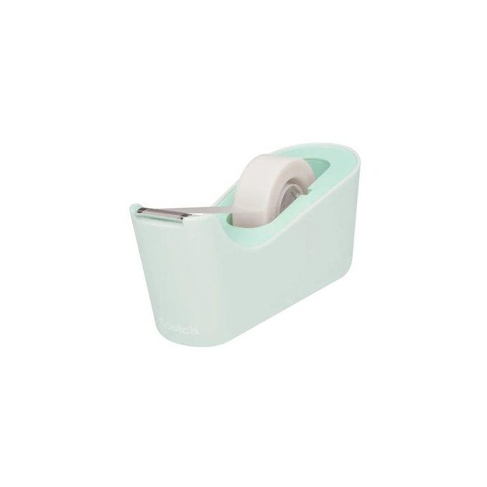 Portarrollos Scotch C18 Menta + 1 Rollo Magic 19X33