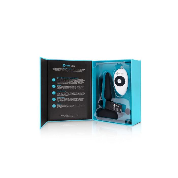 Plug anal con control remoto B-Vibe 05882610000 Negro 2 Plug anal con control remoto B-Vibe 05882610000 Negro 2