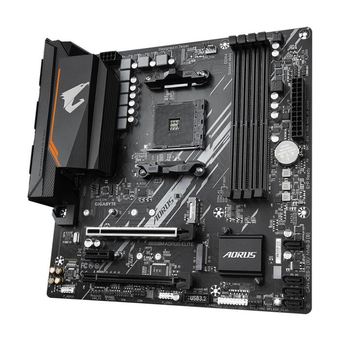 Placa Base Gigabyte B550M Aorus Elite mATX DDR4 AMD AM4 3 Placa Base Gigabyte B550M Aorus Elite mATX DDR4 AMD AM4 3
