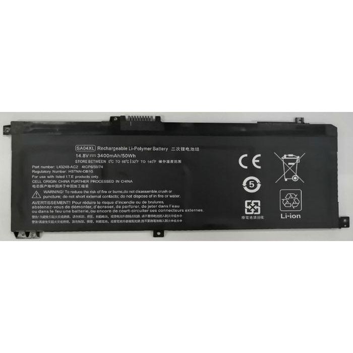 CoreParts Batería Portátil Li-ion 50.32Wh 14.8V 3400mAh para HP Envy 15-DR0000, 15-DR0000 X360, 15-dr0001ng