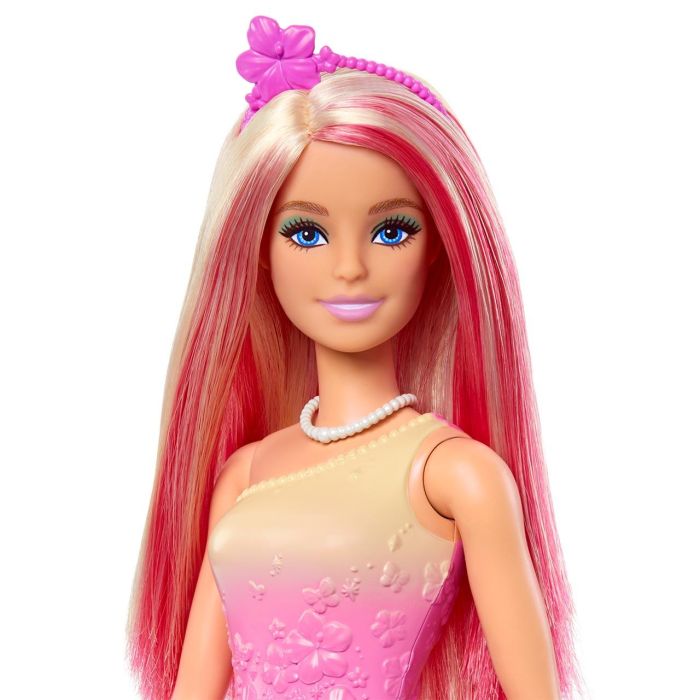 Barbie Dreamtopia Princesa Rosa Hrr08 Muñeca con Vestido y Tiara