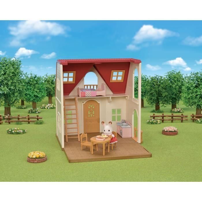 Sylvanian Families 5567 Playset Casa de Campo Renovada, Incluye 1 Figura y 10 Accesorios, Edad Recomendada +3 Años 1