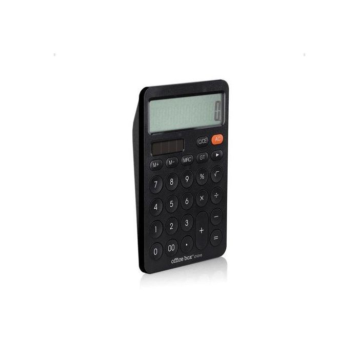 Calculadora Sobremesa Office Box Dual Power 12 Digitos Negro