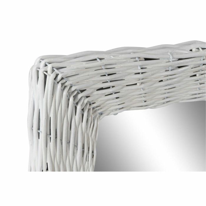 Espejo de pared DKD Home Decor Blanco Cottage Trenzado 43 x 4 x 132,5 cm 2 Espejo de pared DKD Home Decor Blanco Cottage Trenzado 43 x 4 x 132,5 cm 2