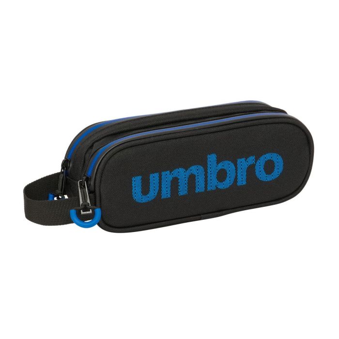 Portatodo doble umbro "jet black" 21x8x6cm