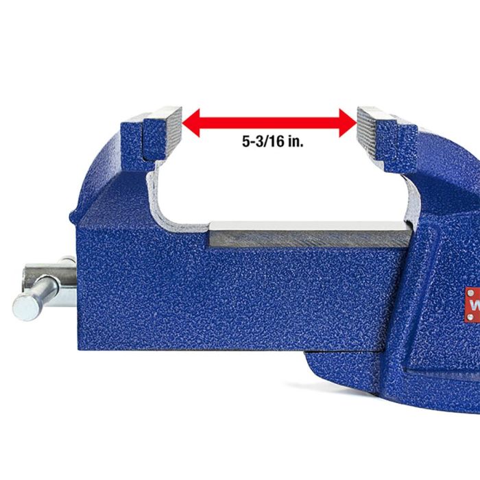 Tornillo de banco con base de succión Workpro 150 mm 2