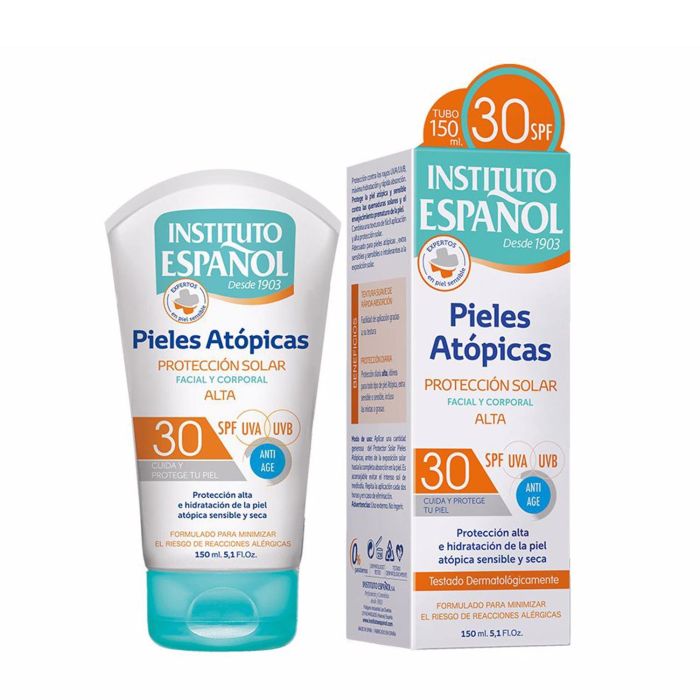 Instituto Español Pieles atopicas crema proteccion solar alta SPF30 150 ml