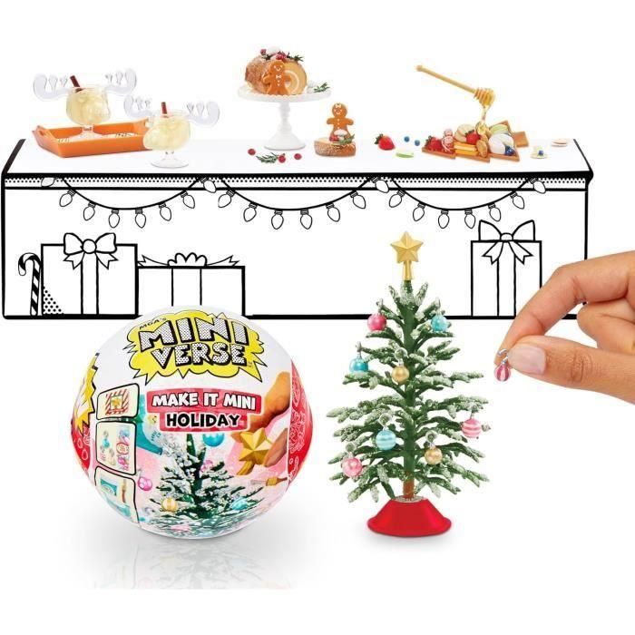 MGA Miniverse - Navidad - Juego Creativo - Serie Diner - Actividades de ocio creativas y decorativas en resina - No comestible - A partir de 8 años - Aléatoi 1