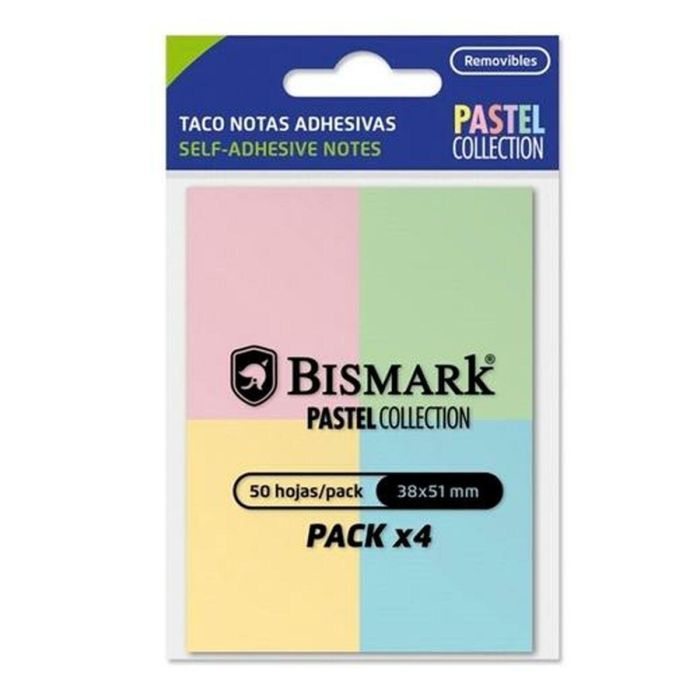 Notas Adhesivas Bismark Multicolor 38 x 51 mm (24 Unidades) 1 Notas Adhesivas Bismark Multicolor 38 x 51 mm (24 Unidades) 1