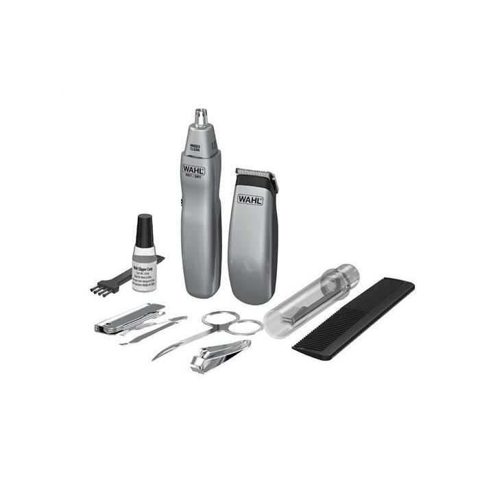 Wahl 9962-1816 Cortabarbas + Recortadora de Nariz, Orejas y Cejas Travel Kit 4 Wahl 9962-1816 Cortabarbas + Recortadora de Nariz, Orejas y Cejas Travel Kit 4