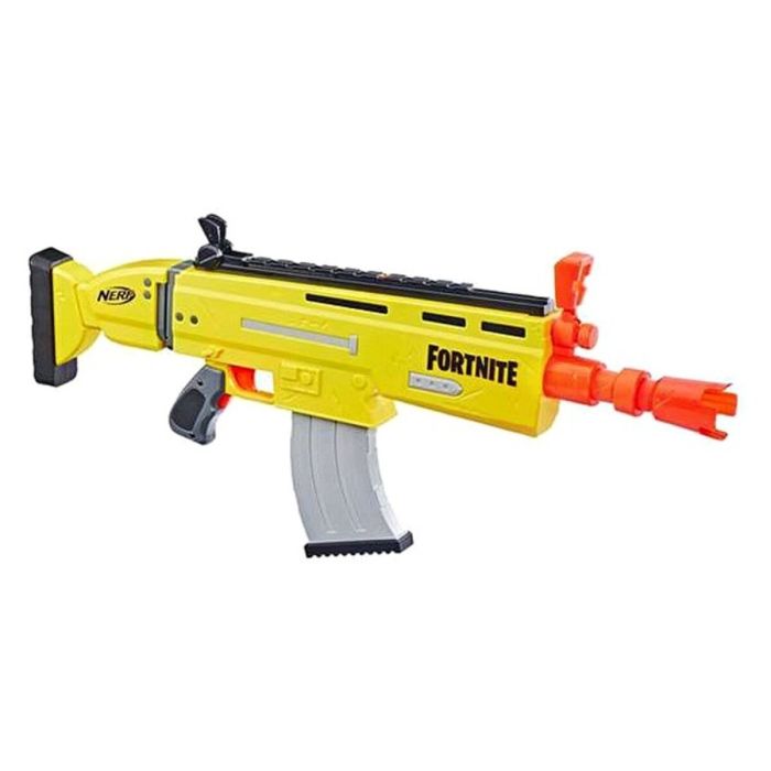 Pistola de Dardos Nerf Fornite Ar-l Hasbro 6158E Amarillo 2 Pistola de Dardos Nerf Fornite Ar-l Hasbro 6158E Amarillo 2