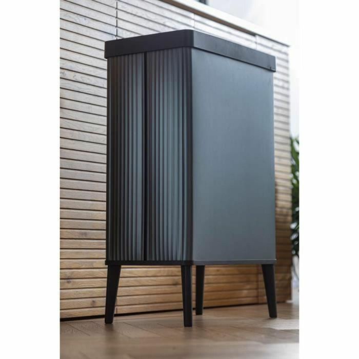 Curver CUR3253924865508 Papelera de Pie Verto 54 L con Apertura Táctil Gris Perla 5 Curver CUR3253924865508 Papelera de Pie Verto 54 L con Apertura Táctil Gris Perla 5