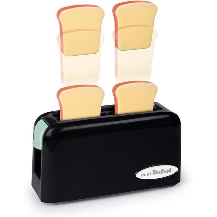 Smoby SMO1695710719168 Set de Desayuno Tefal: Tostadora, Cafetera, Tazas y Cucharas - Juguete Niños +3 Años 2