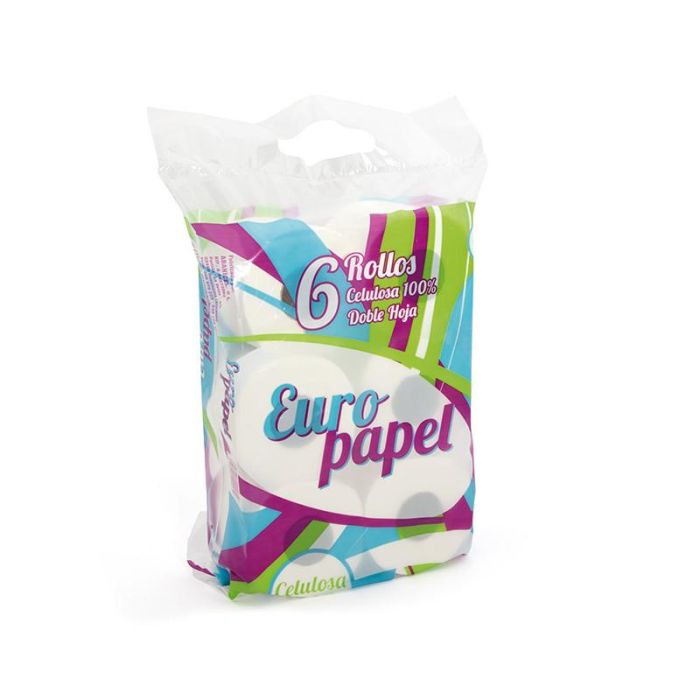 Papel Higienico Celulosa 2Capas Pasta Duver (6 Unidades) Papel Higienico Celulosa 2Capas Pasta Duver (6 Unidades)