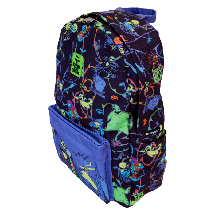 Mochila nylon Pesadilla Antes de Navidad Disney Loungefly 43cm 2