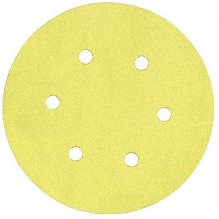 Debray Disco Lija Velcro Corindón 150mm Grano G.180 Soporte Papel Resinado Óxido de Aluminio 6A