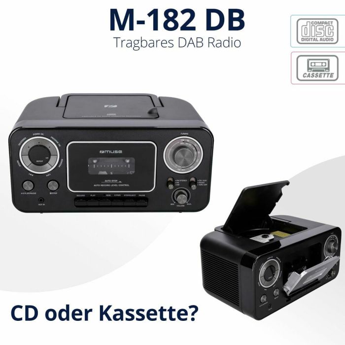 Radio Cassette Muse M-182 RDC 4 Radio Cassette Muse M-182 RDC 4
