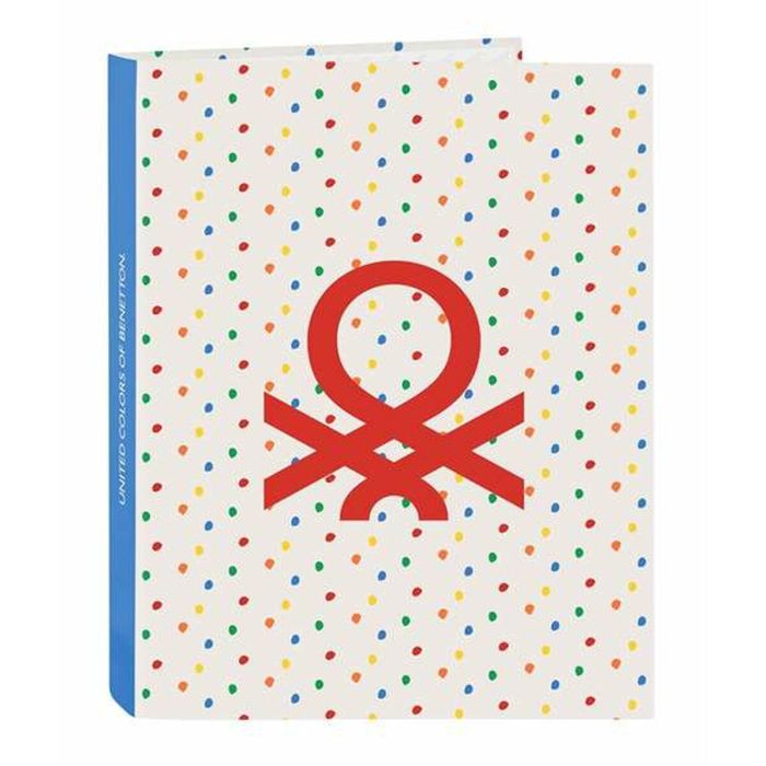 Carpeta de anillas Benetton Topitos A4 (26.5 x 33 x 4 cm) Carpeta de anillas Benetton Topitos A4 (26.5 x 33 x 4 cm)