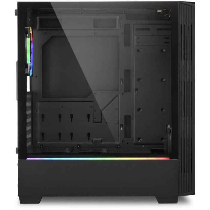 Sharkoon RGB LIT 200 Midi Tower ATX micro ATX Mini-ITX con Iluminación RGB y Ventana Lateral 2