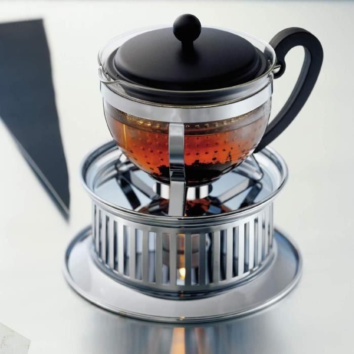 Tetera - Bodum - Chambord - 1 L - Vidrio - Acero inoxidable - Gris 2 Tetera - Bodum - Chambord - 1 L - Vidrio - Acero inoxidable - Gris 2