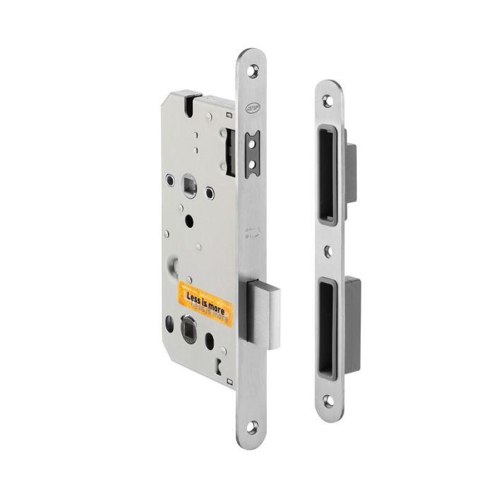 ARTICULOS INOXIDABLES Cerradura Magnética Embutida Modelo CARLES para Puerta de Paso - Acero Inoxidable Satinado o Antracita Negro