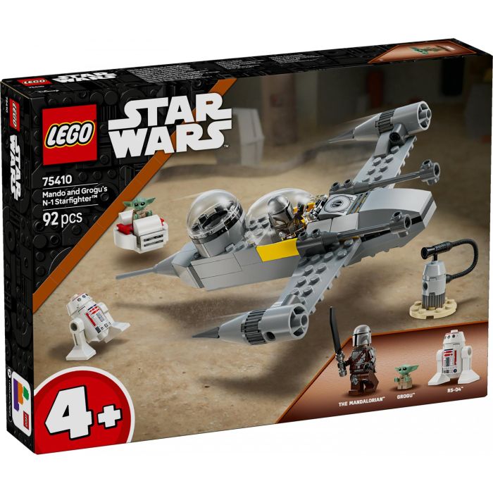 LEGO 75410 Caza Estelar N-1 de Mando y Grogu | Kit Juguete Construible Star Wars: The Mandalorian con El Mandaloriano, Grogu y R5-D4 9 LEGO 75410 Caza Estelar N-1 de Mando y Grogu | Kit Juguete Construible Star Wars: The Mandalorian con El Mandaloriano, Grogu y R5-D4 9